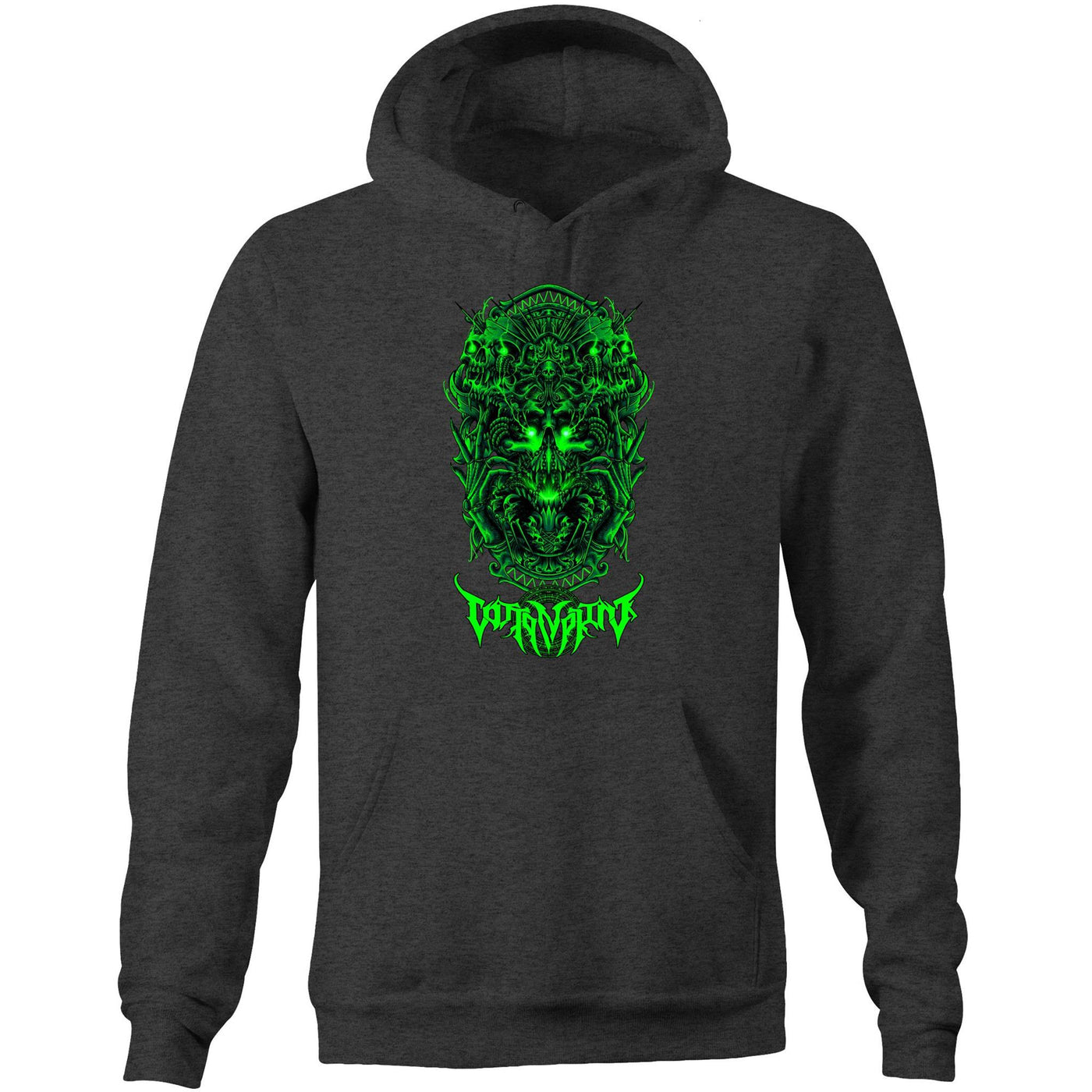 SCREAM IN THE DARK - Mens Pocket Hoodie - FRONT PRINT