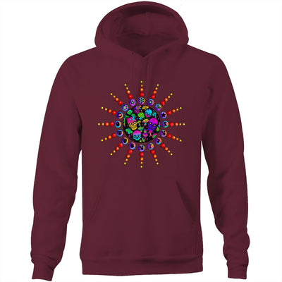 EUPHORIA - Mens Pocket Hoodie - FRONT PRINT