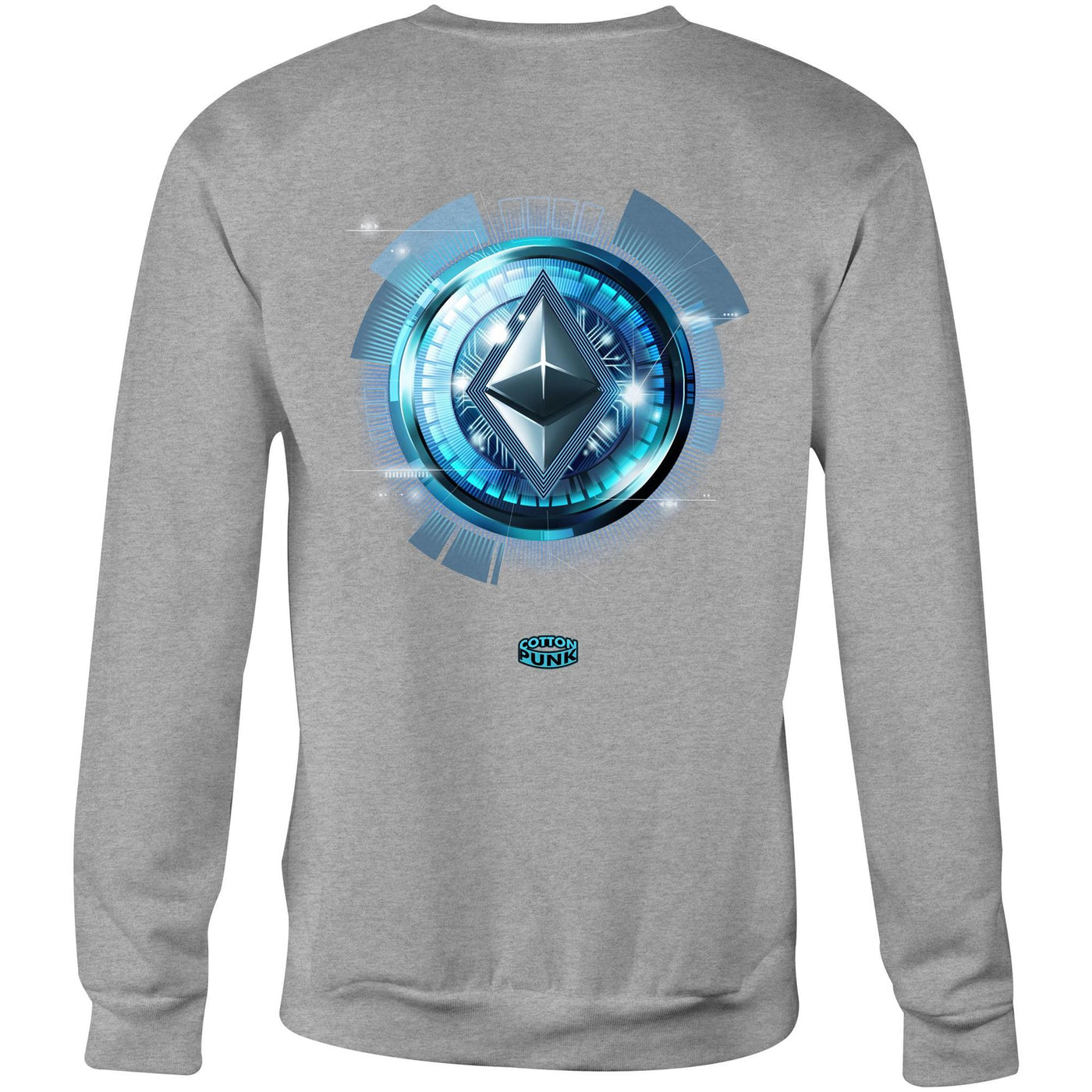 ETHEREUM - Mens Sweatshirt - BACK PRINT