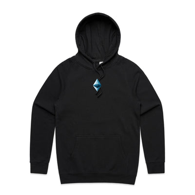 ETHEREUM - Mens Pocket Hoodie - BACK PRINT