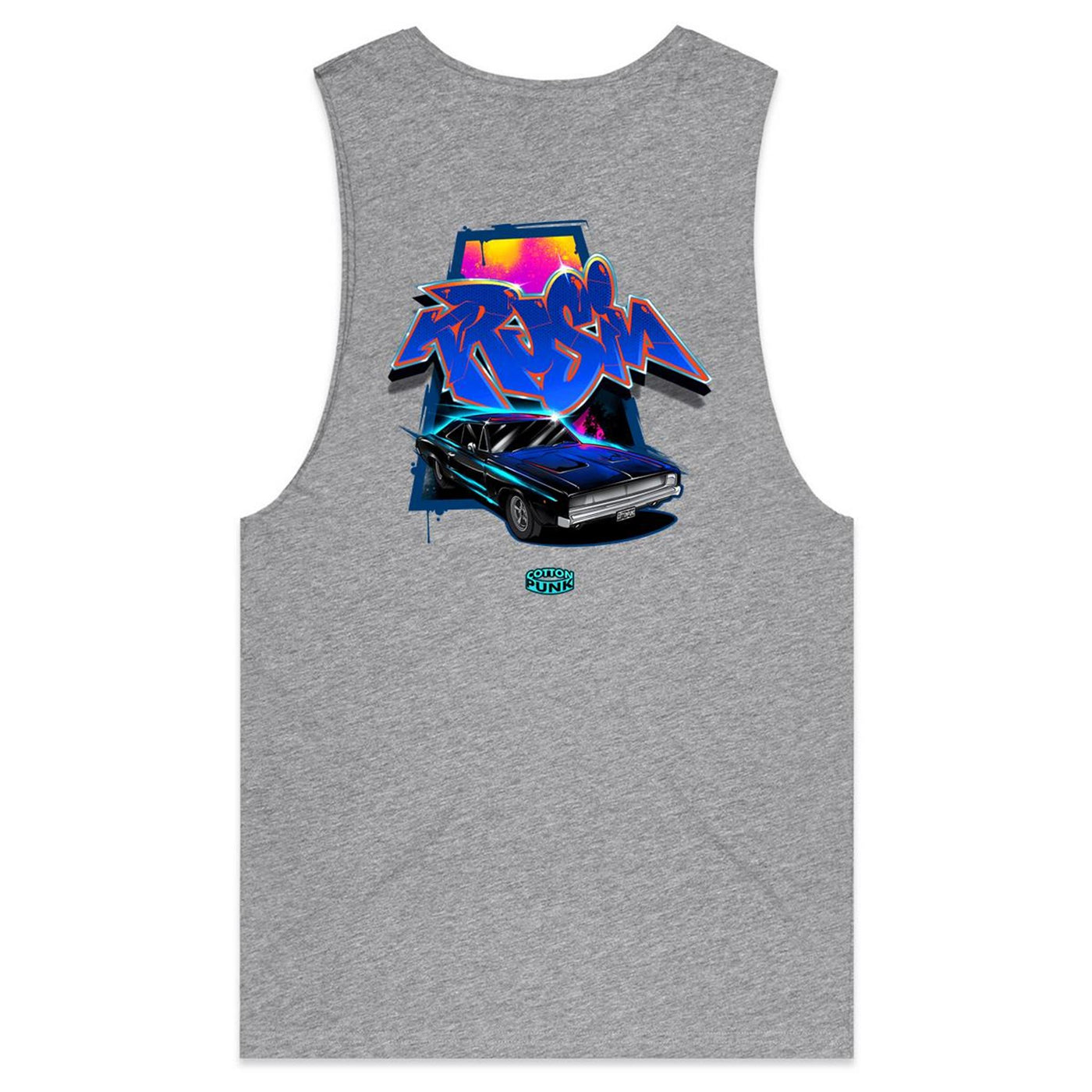 KRUSIN 2 - Mens Sleeveless T-Shirt - BACK PRINT