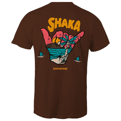 SHAKA - Mens T-Shirt - BACK PRINT