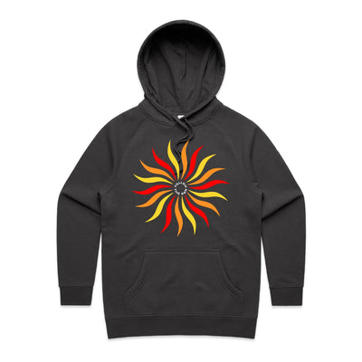 FOLLOW THE SUN (W) - Womens Pocket Hoodie - FRONT PRINT