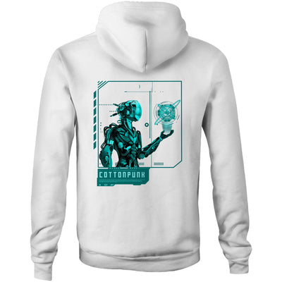 AI CONTROL III - Mens Pocket Hoodie - BACK PRINT