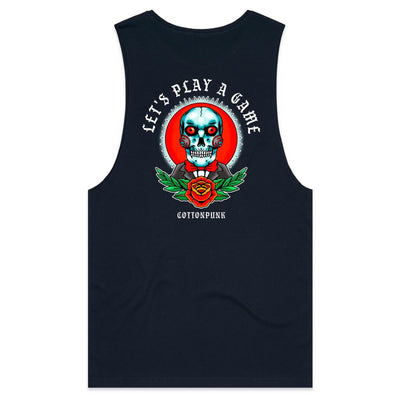 LET'S PLAY A GAME - Mens Sleeveless T-Shirt - BACK PRINT