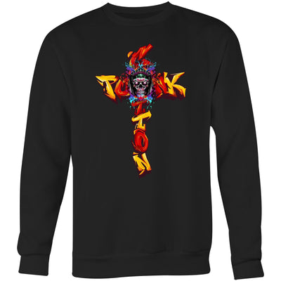 COTTONPUNK X HEAT - Mens Sweatshirt - FRONT PRINT