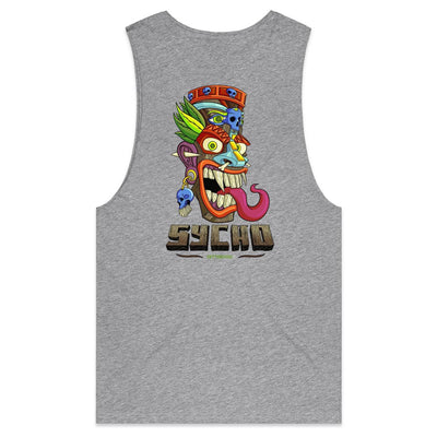 SYCHO - Mens Sleeveless T-Shirt - BACK PRINT