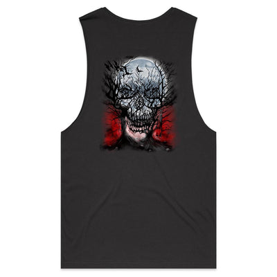 PIERCED SOUL - Mens Sleeveless T-Shirt - BACK PRINT