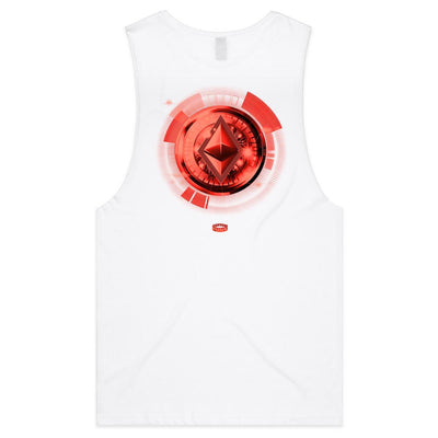 ETHEREUM IV - Mens Sleeveless T-Shirt - BACK PRINT