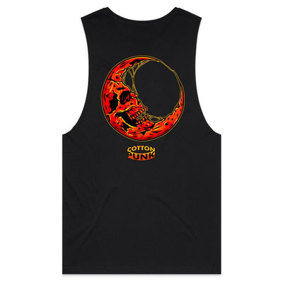 BLOOD MOON - Mens Sleeveless T-Shirt - BACK PRINT