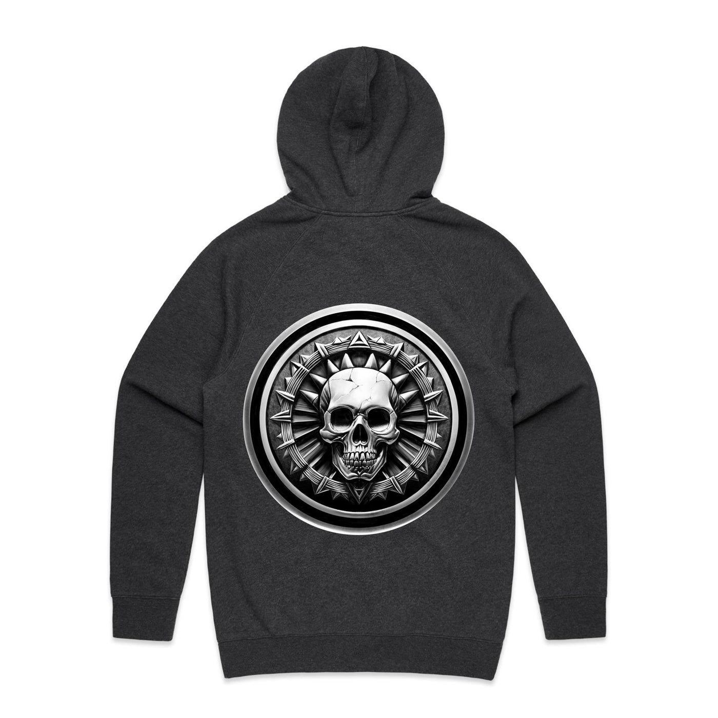 HEAVY METAL - Mens Pocket Hoodie - BACK PRINT