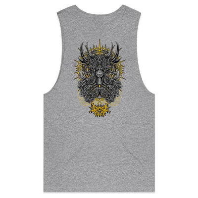 KEYMASTER - Mens Sleeveless T-Shirt - BACK PRINT