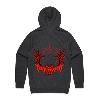 RISING III - Mens Pocket Hoodie - BACK PRINT