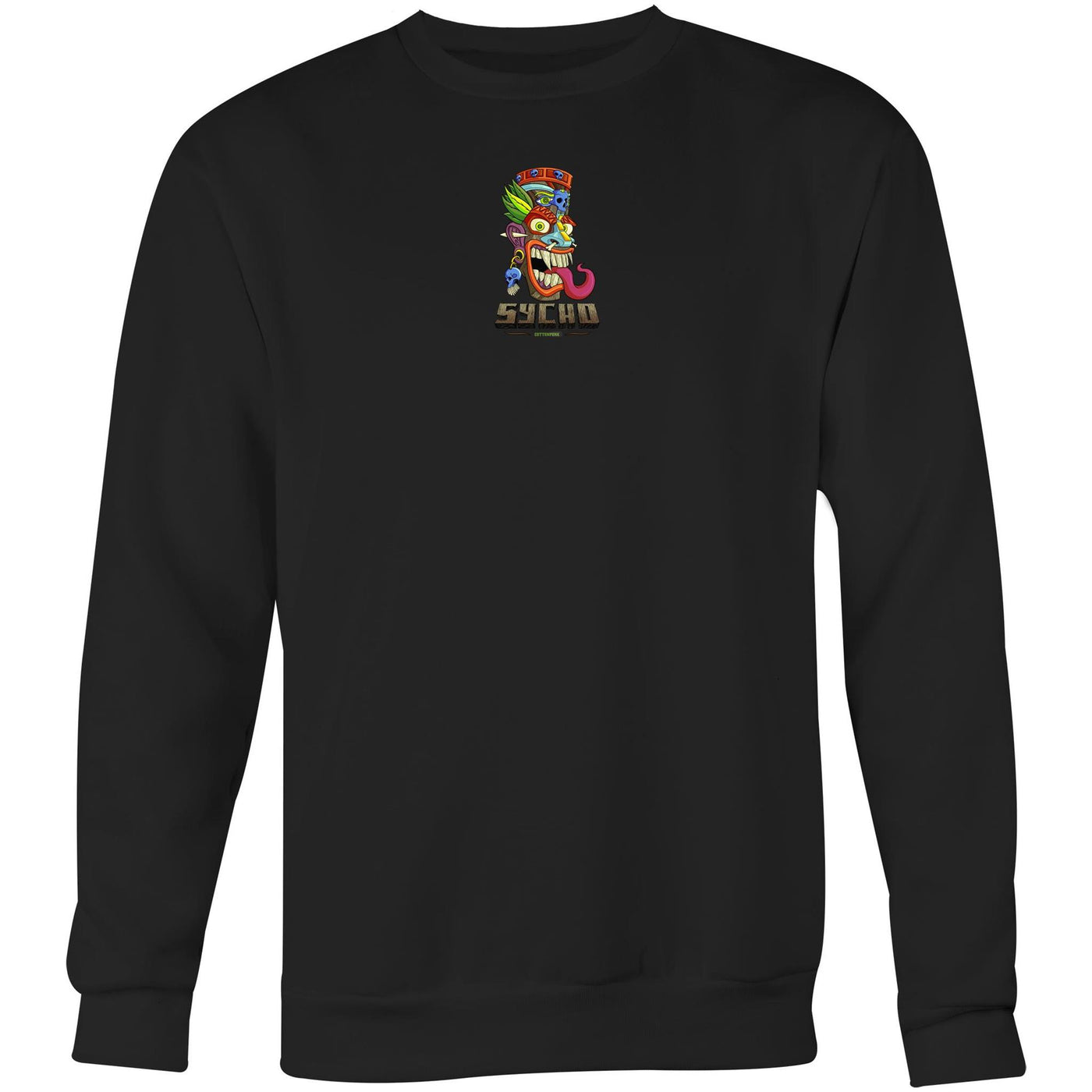 SYCHO (R) - Mens Sweatshirt - BACK PRINT