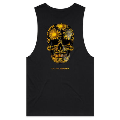 DEATH BY SUNRISE - Mens Sleeveless T-Shirt - BACK PRINT