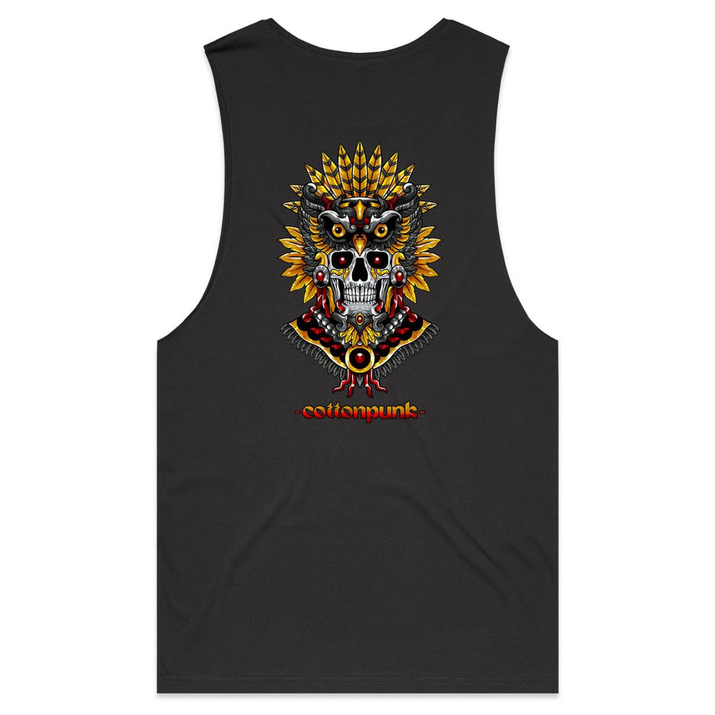 PRAY TO YOUR GODS - Mens Sleeveless T-Shirt - BACK PRINT