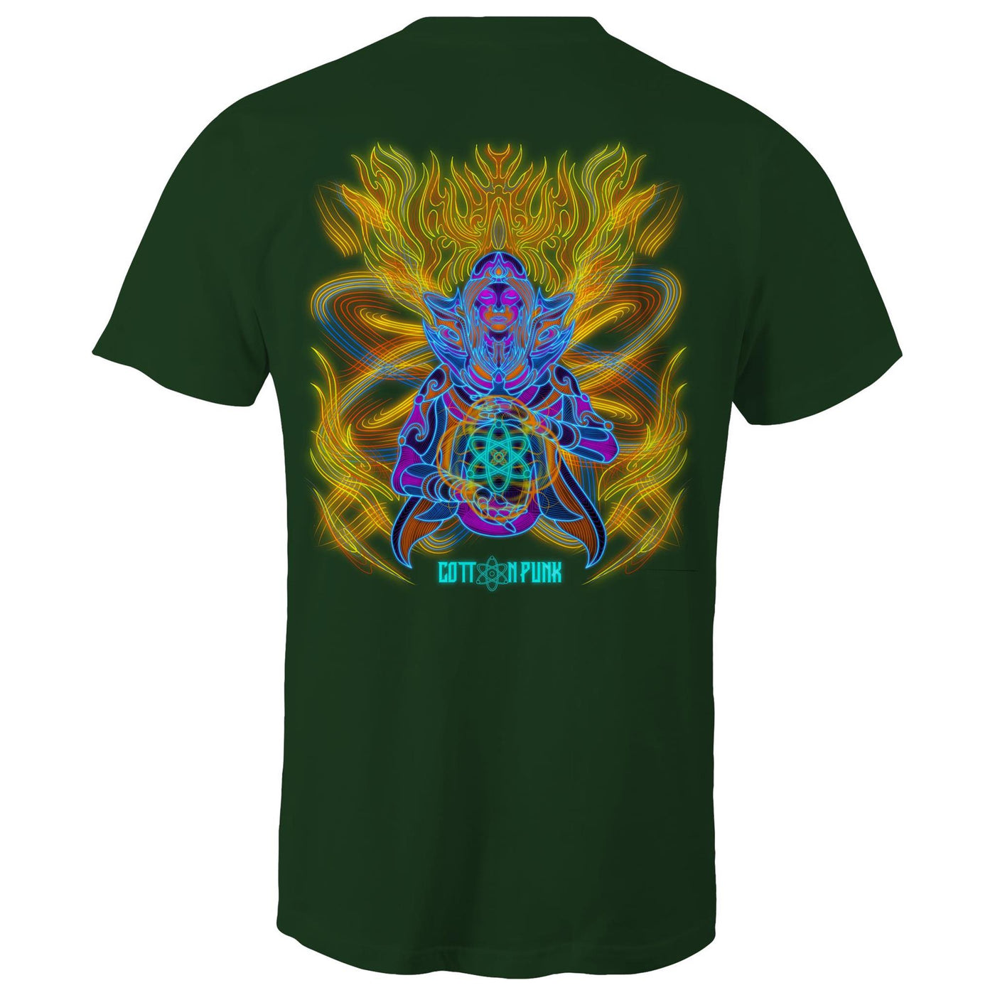 COSMIC ENERGY INFERNO - Mens T-Shirt - BACK PRINT