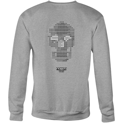 DEATH INVADERS - Mens Sweatshirt - BACK PRINT