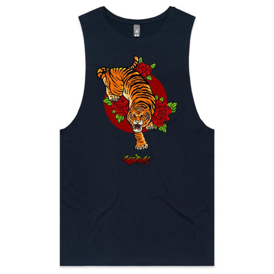 JUNGLE KING - Mens Sleeveless T-Shirt - FRONT PRINT