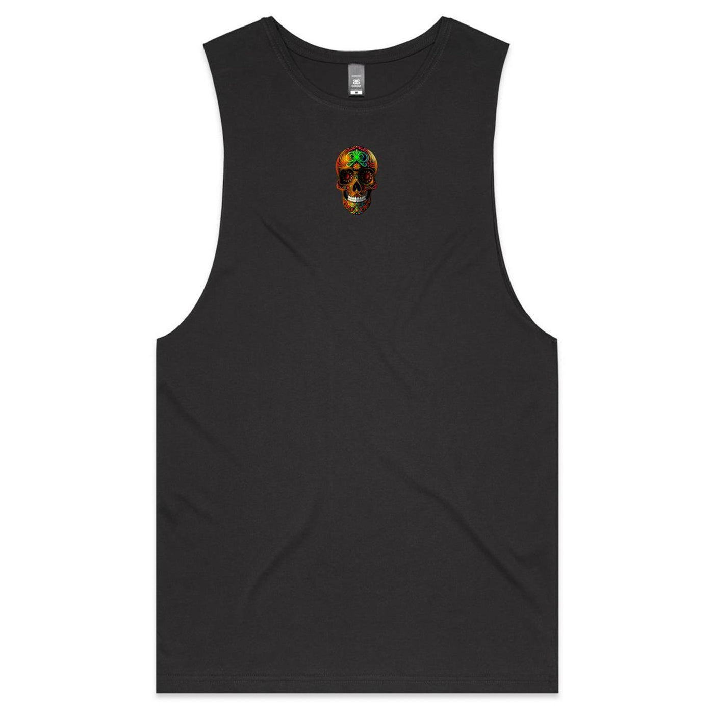 DEATH BY SUNSET - Mens Sleeveless T-Shirt - BACK PRINT