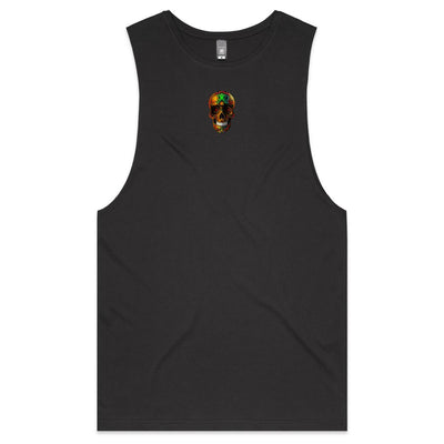 DEATH BY SUNSET - Mens Sleeveless T-Shirt - BACK PRINT