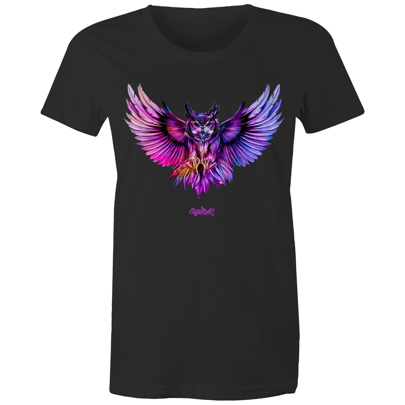 NIGHT HUNTER (W) - Womens T-Shirt - FRONT PRINT