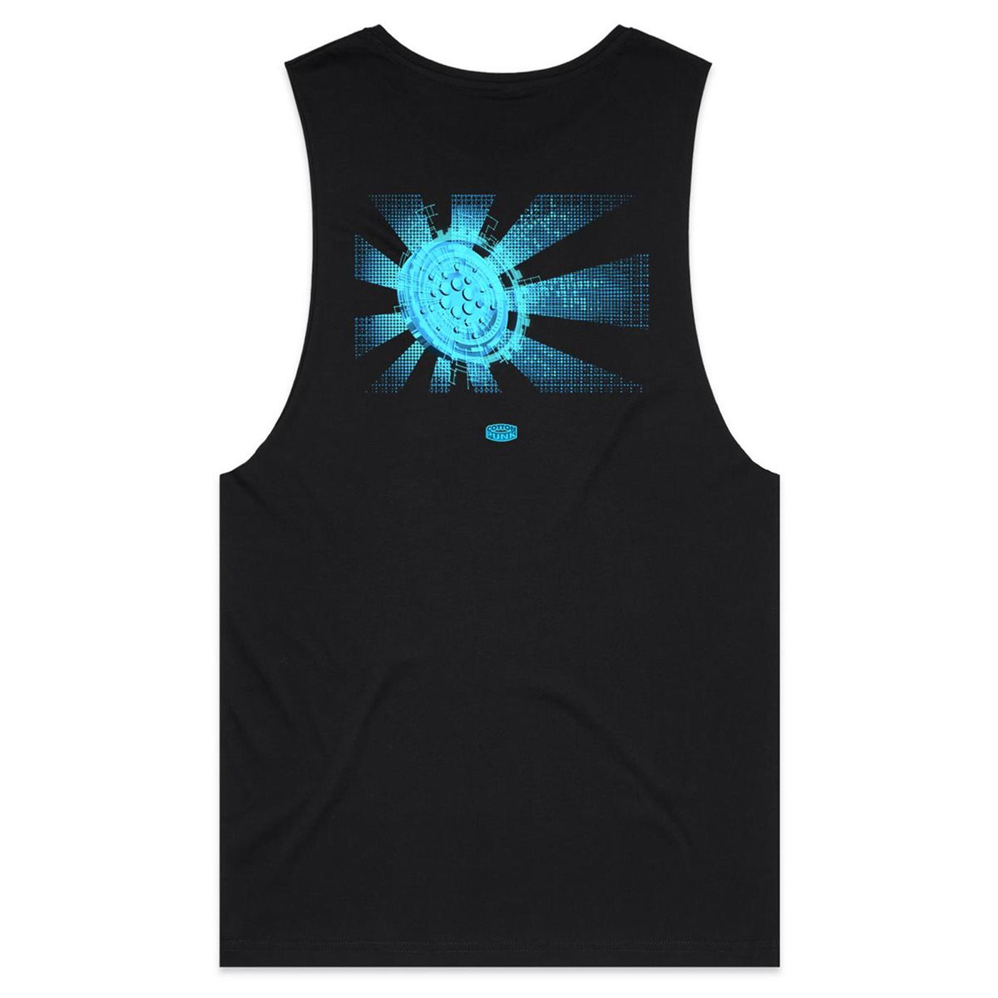 CARDANO - Mens Sleeveless T-Shirt - BACK PRINT