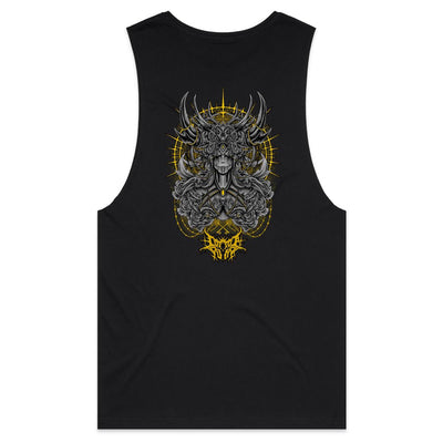 KEYMASTER - Mens Sleeveless T-Shirt - BACK PRINT