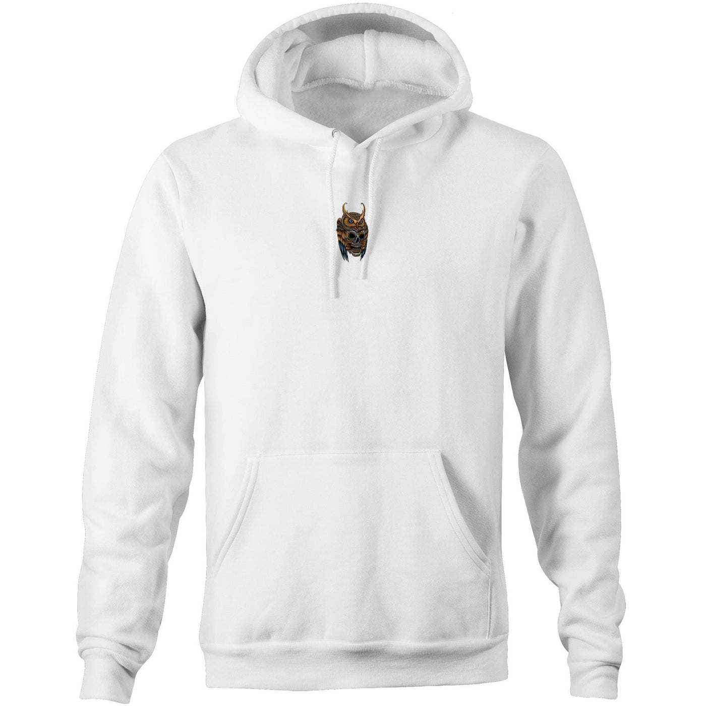 NIGHT HUNT - Mens Pocket Hoodie - BACK PRINT