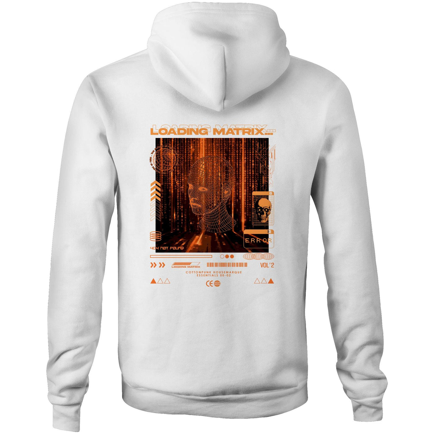 LOADING MATRIX 2 - Mens Pocket Hoodie - BACK PRINT