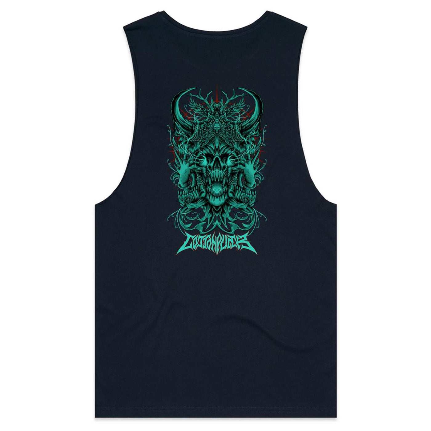 BLACK MAGIC II - Mens Sleeveless T-Shirt - BACK PRINT