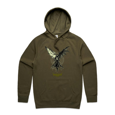 SKULL REAPER - Mens Pocket Hoodie - FRONT PRINT