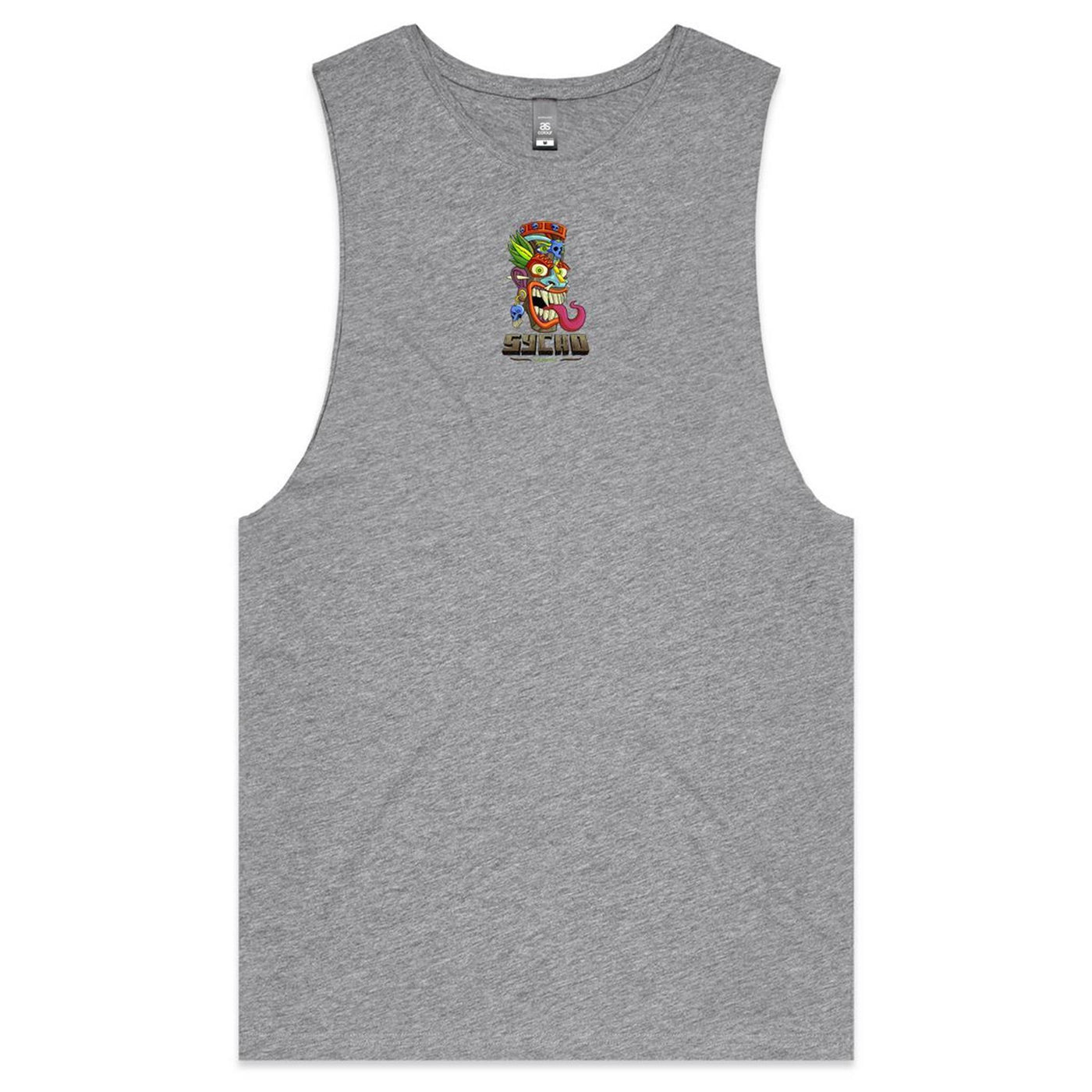 SYCHO (R) - Mens Sleeveless T-Shirt - BACK PRINT