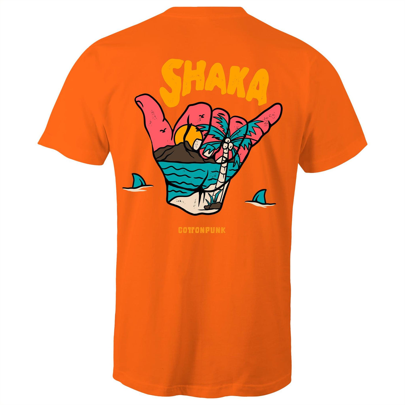 SHAKA - Mens T-Shirt - BACK PRINT