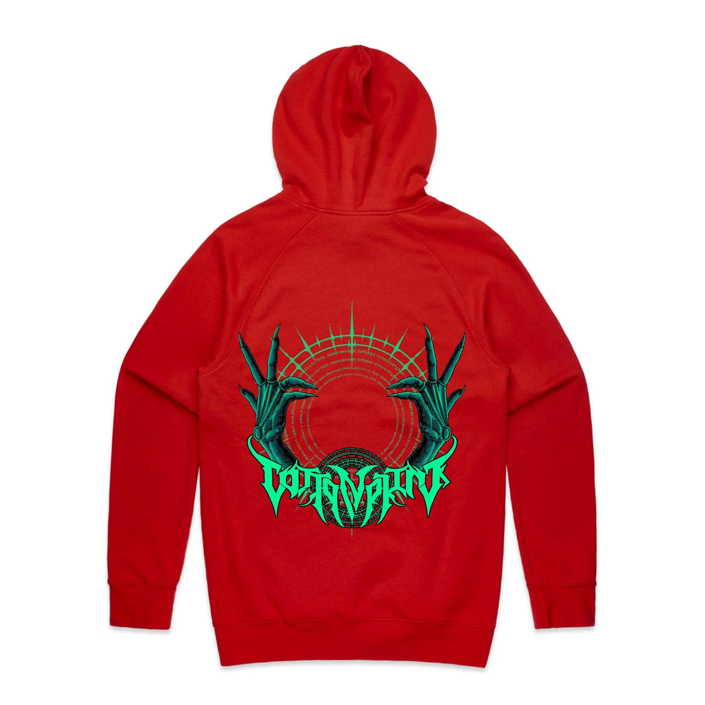 RISING II - Mens Pocket Hoodie - BACK PRINT