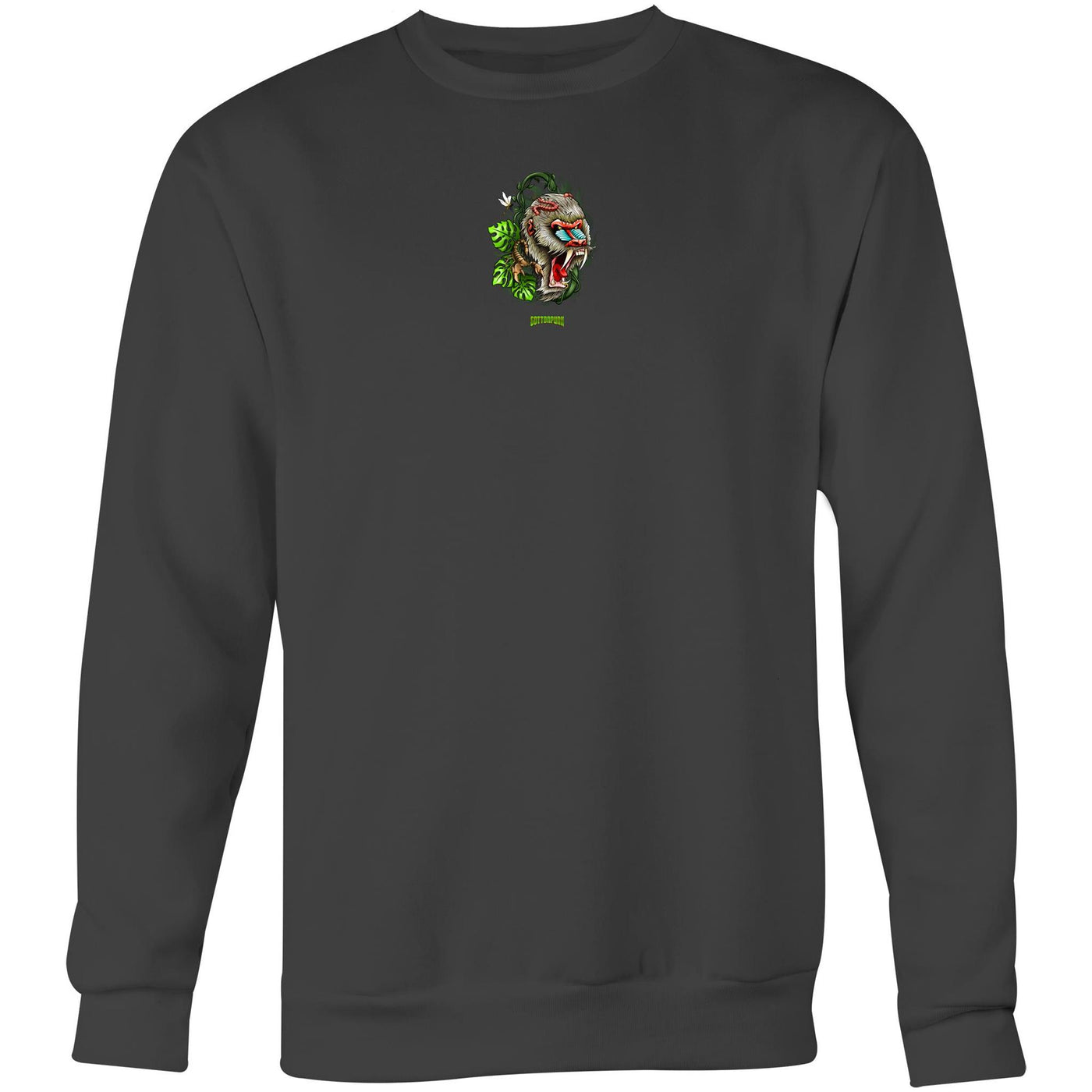 BABOON (R) - Mens Sweatshirt - BACK PRINT