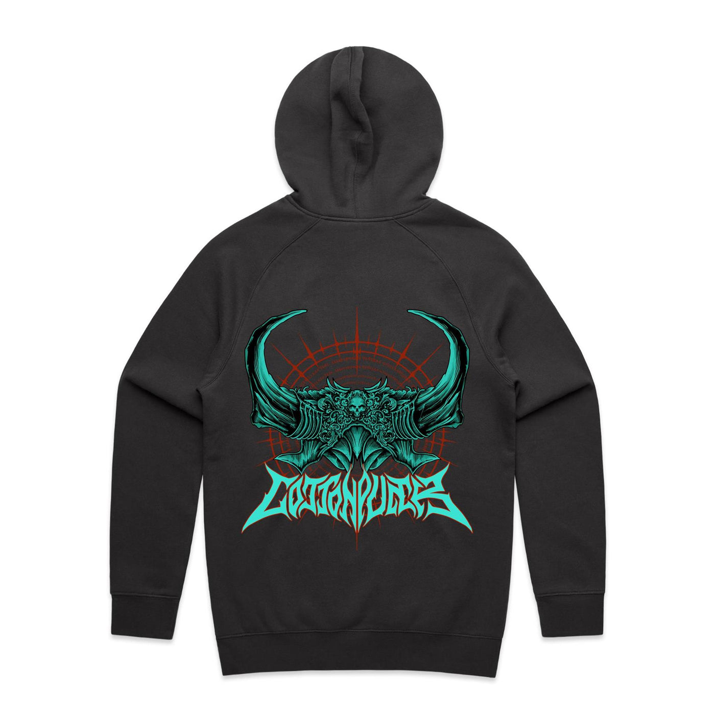 BLACK SPELL III - Mens Pocket Hoodie - BACK PRINT