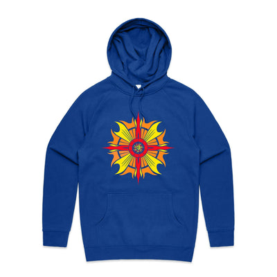 SUNDANCE II - Mens Pocket Hoodie - FRONT PRINT