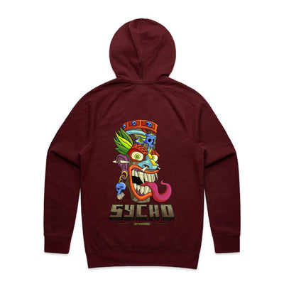 SYCHO - Mens Pocket Hoodie - BACK PRINT