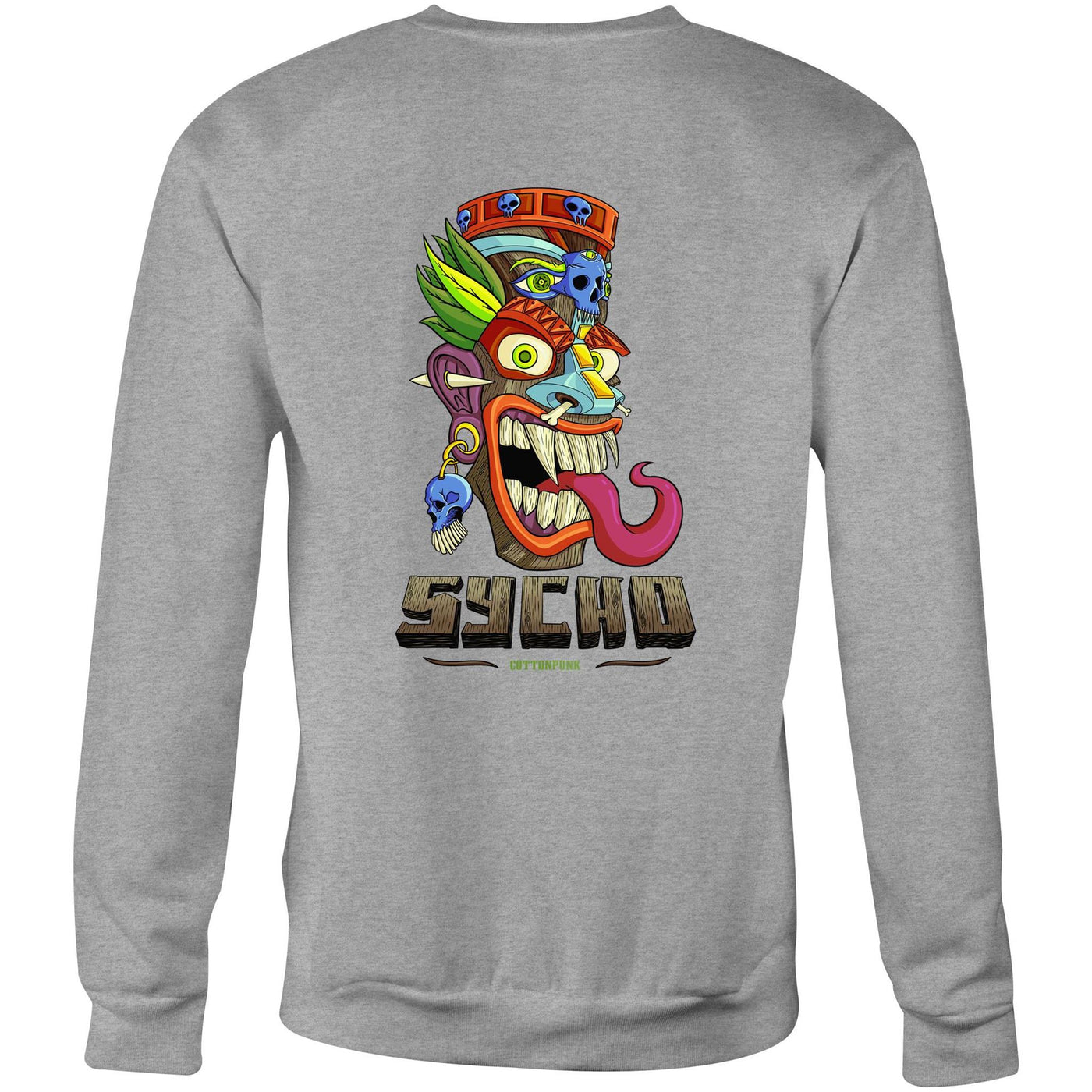 SYCHO - Mens Sweatshirt - BACK PRINT