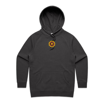 SUNDANCE (W) - Womens Pocket Hoodie - BACK PRINT