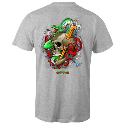 SNAKE - Mens T-Shirt - BACK PRINT