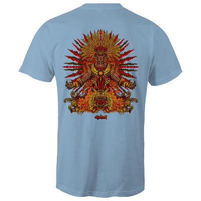 BURNING SUN GOD - Mens T-Shirt - BACK PRINT