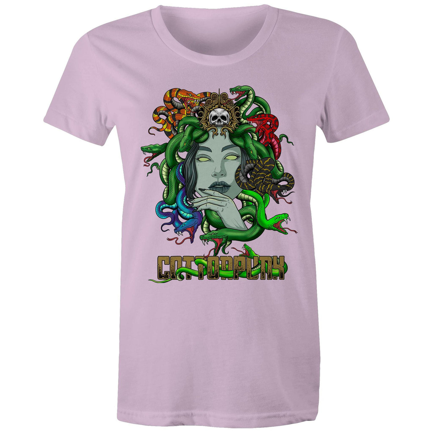 LOOK ME IN THE EYES (W) - Womens T-Shirt - FRONT PRINT