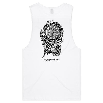 TIME KILLA 2 - Mens Sleeveless T-Shirt - BACK PRINT