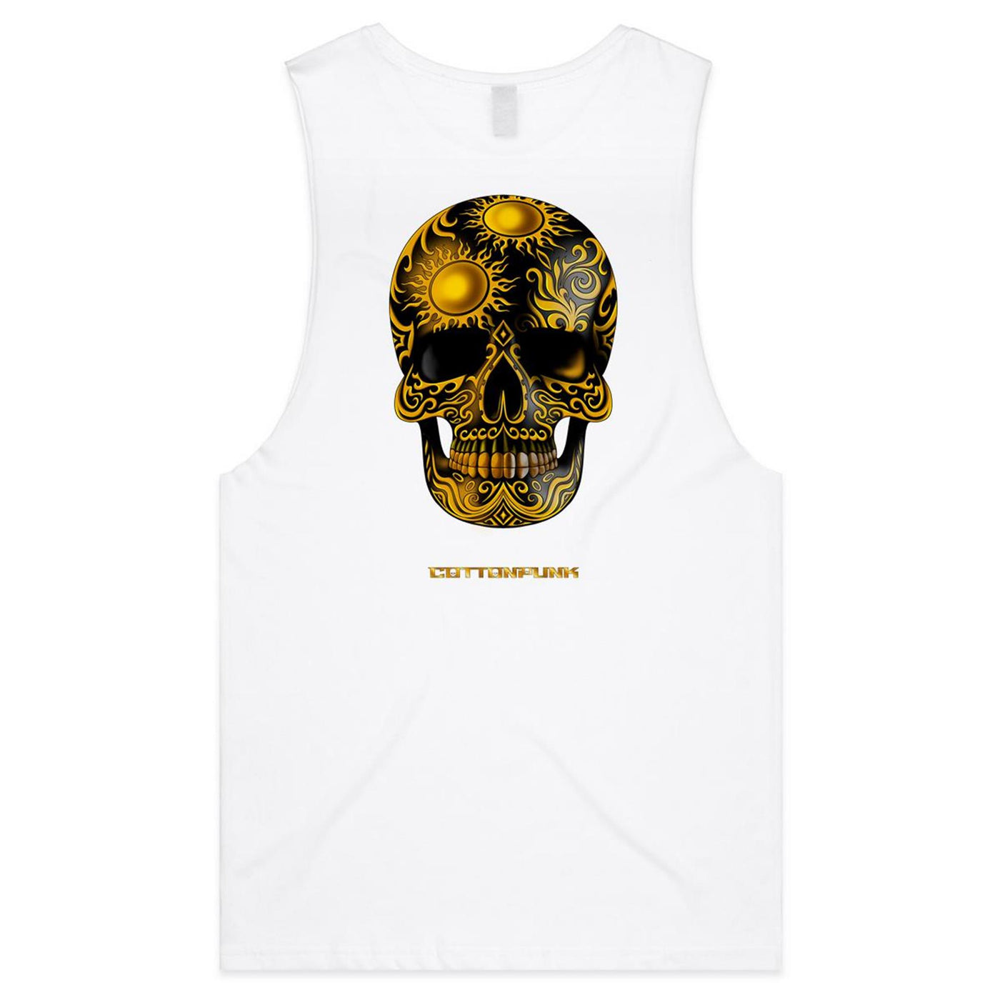 DEATH BY SUNRISE - Mens Sleeveless T-Shirt - BACK PRINT