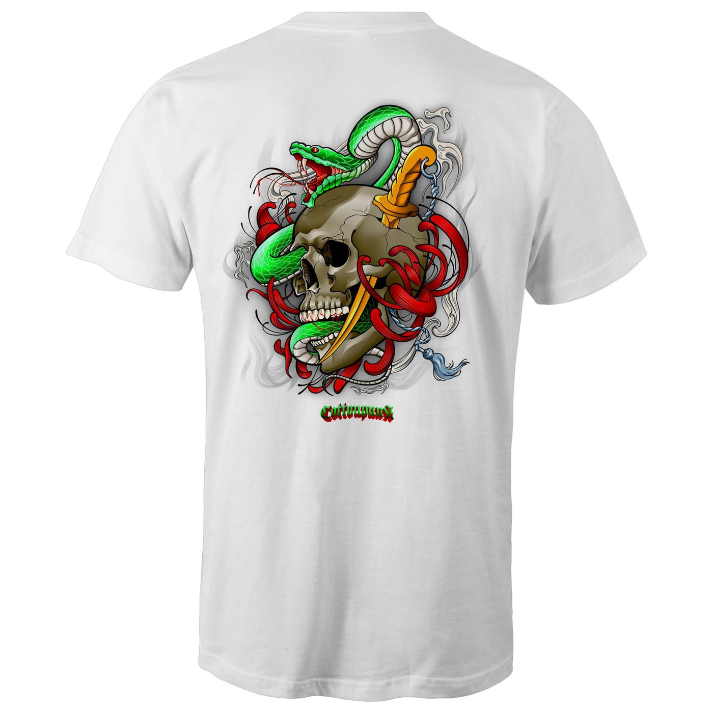 SNAKE - Mens T-Shirt - BACK PRINT