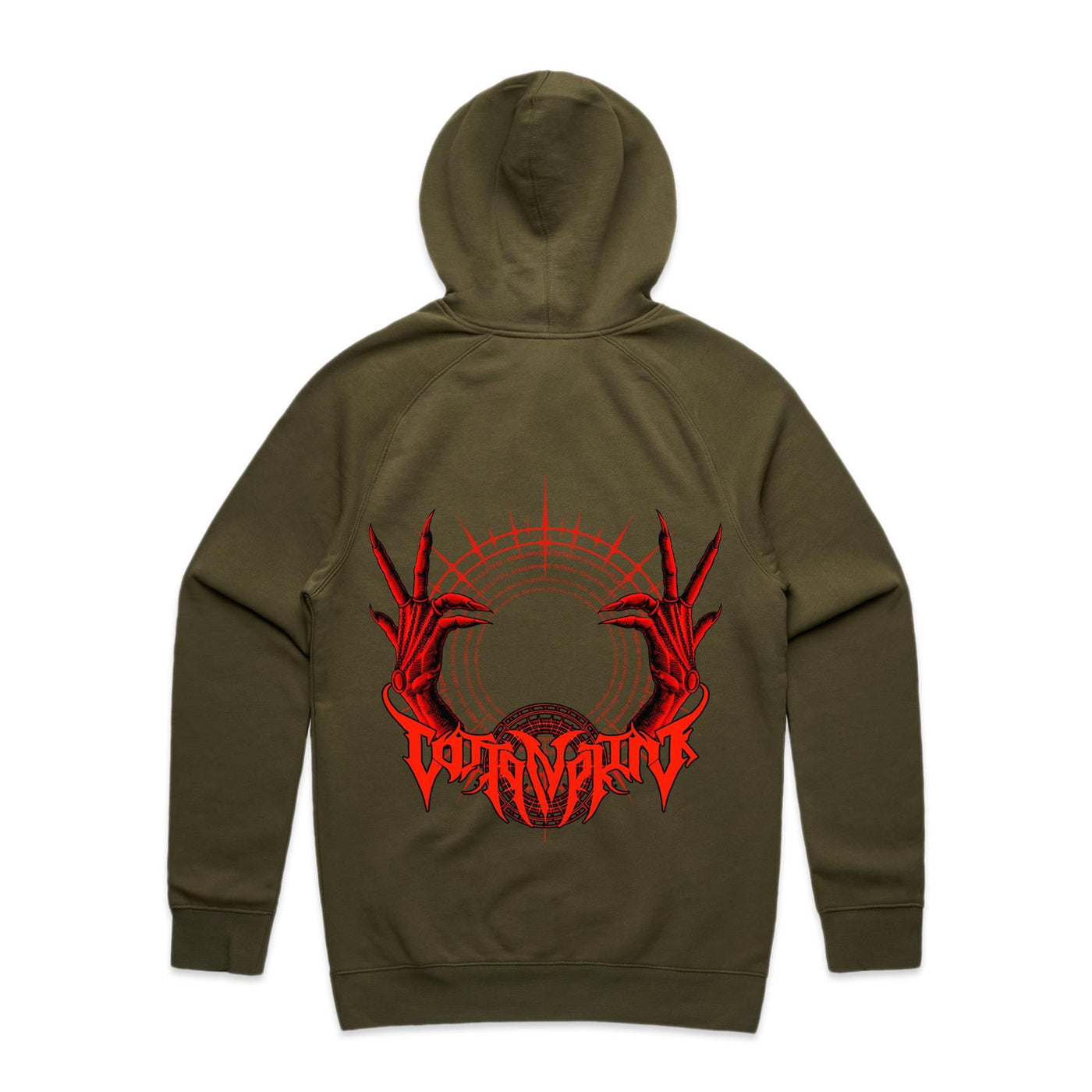 RISING III - Mens Pocket Hoodie - BACK PRINT