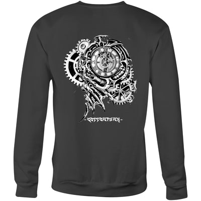 TIME KILLA - Mens Sweatshirt - BACK PRINT