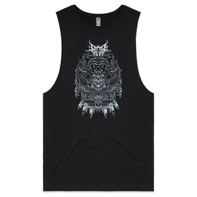 ALMOST HUMAN IV - Mens Sleeveless T-Shirt - FRONT PRINT